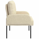 Sofaer med pude 55cm Creme Krydsfinér