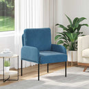 Sofaer med pude 55cm Blå Krydsfinér