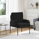 Sofaer med pude 55cm Sort Krydsfinér