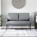 Sofaer med pude 110cm Lysegrå Krydsfinér