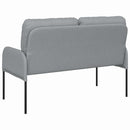 Sofaer med pude 110cm Lysegrå Krydsfinér