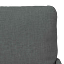 Sofaer med pude 110cm Mørkegrå Krydsfinér