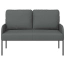 Sofaer med pude 110cm Mørkegrå Krydsfinér