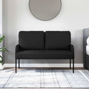 Sofaer med pude 110cm Sort Krydsfinér