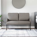 Sofaer med pude 110cm Gråbrun Krydsfinér