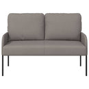 Sofaer med pude 110cm Gråbrun Krydsfinér