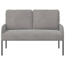Sofaer med pude 110cm Lysegrå Krydsfinér