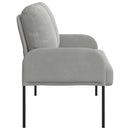 Sofaer med pude 110cm Lysegrå Krydsfinér