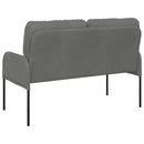 Sofaer med pude 110cm Mørkegrå Krydsfinér