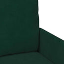 Sofaer med pude 110cm Mørkegrøn Krydsfinér