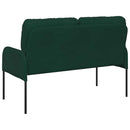 Sofaer med pude 110cm Mørkegrøn Krydsfinér