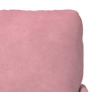 Sofaer med pude 110cm Lyserød Krydsfinér