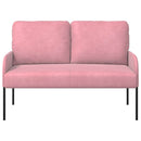 Sofaer med pude 110cm Lyserød Krydsfinér