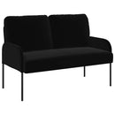 Sofaer med pude 110cm Sort Krydsfinér