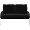 Sofaer med pude 110cm Sort Krydsfinér