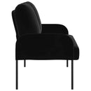 Sofaer med pude 110cm Sort Krydsfinér