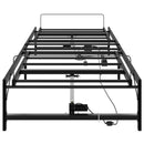 Elektrisk Justerbar Sengetramme Sort 100 x 190 cm Stål