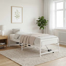 Elektrisk Justerbar Sengetramme Hvid 90 x 190 cm Stål