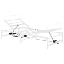 Elektrisk Justerbar Sengetramme Hvid 107 x 200 cm Stål