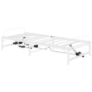 Elektrisk Justerbar Sengetramme Hvid 107 x 200 cm Stål