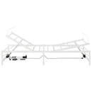 Elektrisk Justerbar Sengetramme Hvid 107 x 200 cm Stål