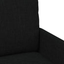 Sofasæt med pude 3 pcs Sort 115 x 56 x 80 cm Krydsfinér