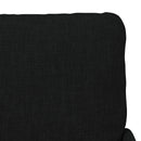 Sofasæt med pude 3 pcs Sort 115 x 56 x 80 cm Krydsfinér