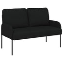Sofasæt med pude 3 pcs Sort 115 x 56 x 80 cm Krydsfinér