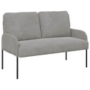 Sofasæt med pude 3 pcs Lysegrå 115 x 56 x 80 cm Krydsfinér