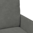 Sofasæt med pude 3 pcs Mørkegrå 115 x 56 x 80 cm Krydsfinér