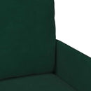 Sofasæt med pude 3 pcs Mørkegrøn 115 x 56 x 80 cm Krydsfinér