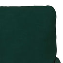 Sofasæt med pude 3 pcs Mørkegrøn 115 x 56 x 80 cm Krydsfinér
