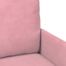 Sofasæt med pude 3 pcs Lyserød 115 x 56 x 80 cm Krydsfinér