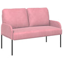 Sofasæt med pude 3 pcs Lyserød 115 x 56 x 80 cm Krydsfinér