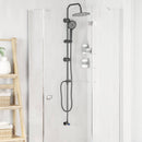 Brusesystem Sort 47 x 20 x 95 cm Rustfrit stål