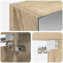 Badeværelsesspejlskab Sonoma eg 40 x 10,5 x 60,5 cm