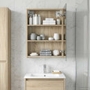 Badeværelsesspejlskab Sonoma eg 50 x 14,5 x 70 cm