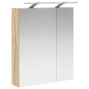 Badeværelsesspejlskab Sonoma eg 60 x 14,5 x 70 cm