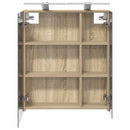 Badeværelsesspejlskab Sonoma eg 60 x 14,5 x 70 cm