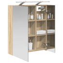 Badeværelsesspejlskab Sonoma eg 60 x 14,5 x 70 cm