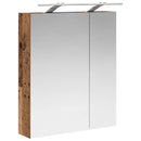 Badeværelsesspejlskab Gammelt træ 60 x 14,5 x 70 cm