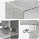 Badeværelsesspejlskab Beton Grå 60 x 14,5 x 50 cm