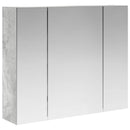 Badeværelsesspejlskab Beton Grå 60 x 14,5 x 50 cm