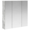 Badeværelsesspejlskab Beton Grå 70 x 14,5 x 70 cm