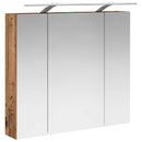 Badeværelsesspejlskab Gammelt træ 80 x 14.5 x 70 cm