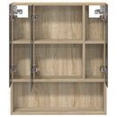 Badeværelsesspejlskab Sonoma eg 60 x 14.5 x 70 cm