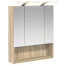 Badeværelsesspejlskab Sonoma eg 60 x 14.5 x 70 cm