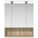 Badeværelsesspejlskab Sonoma eg 60 x 14.5 x 70 cm