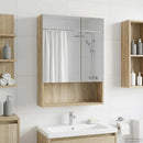 Badeværelsesspejlskab Sonoma eg 50 x 14,5 x 70 cm