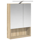 Badeværelsesspejlskab Sonoma eg 50 x 14,5 x 70 cm